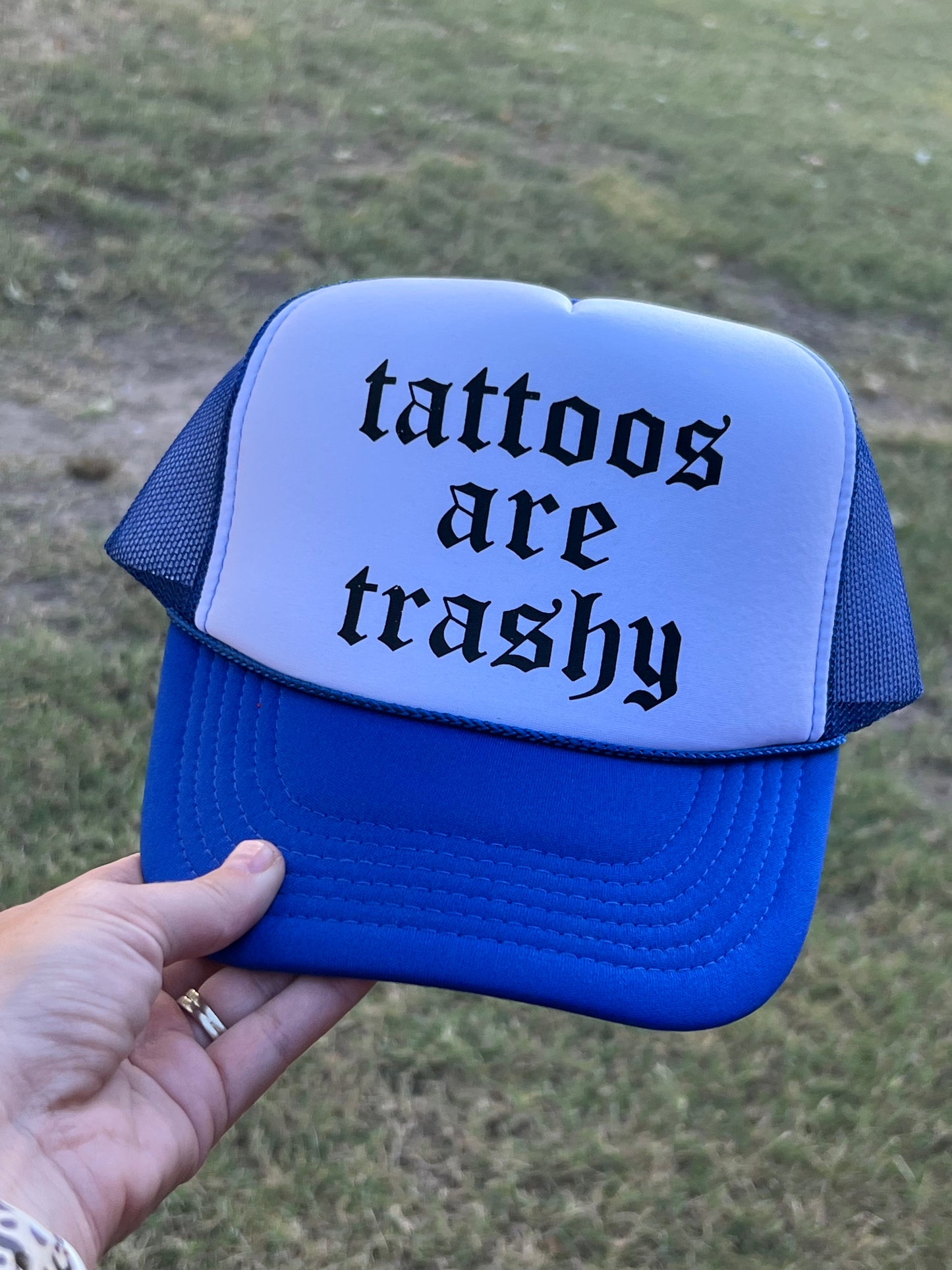 Tattoos are Trashy Hat