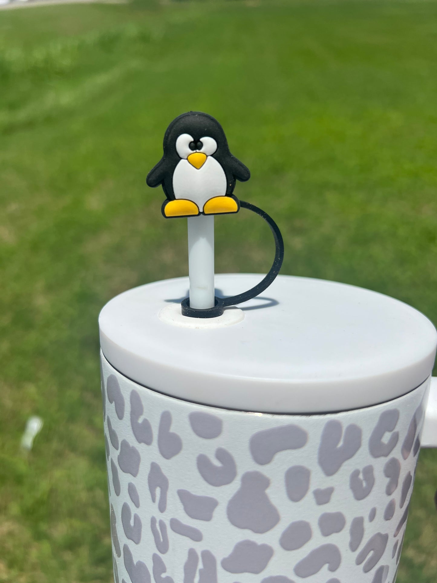 Straw Topper - Penguin