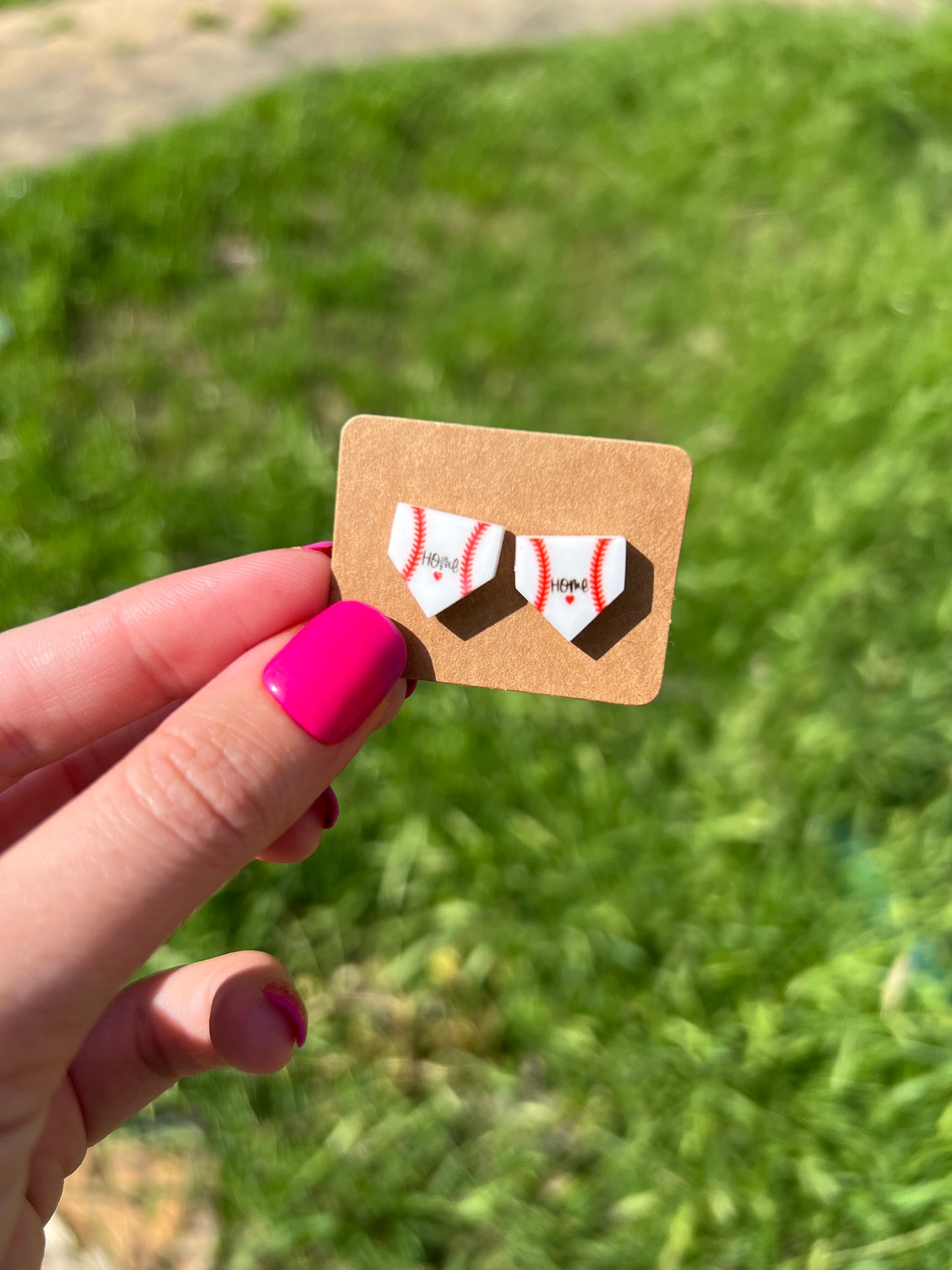 Baseball Earrings