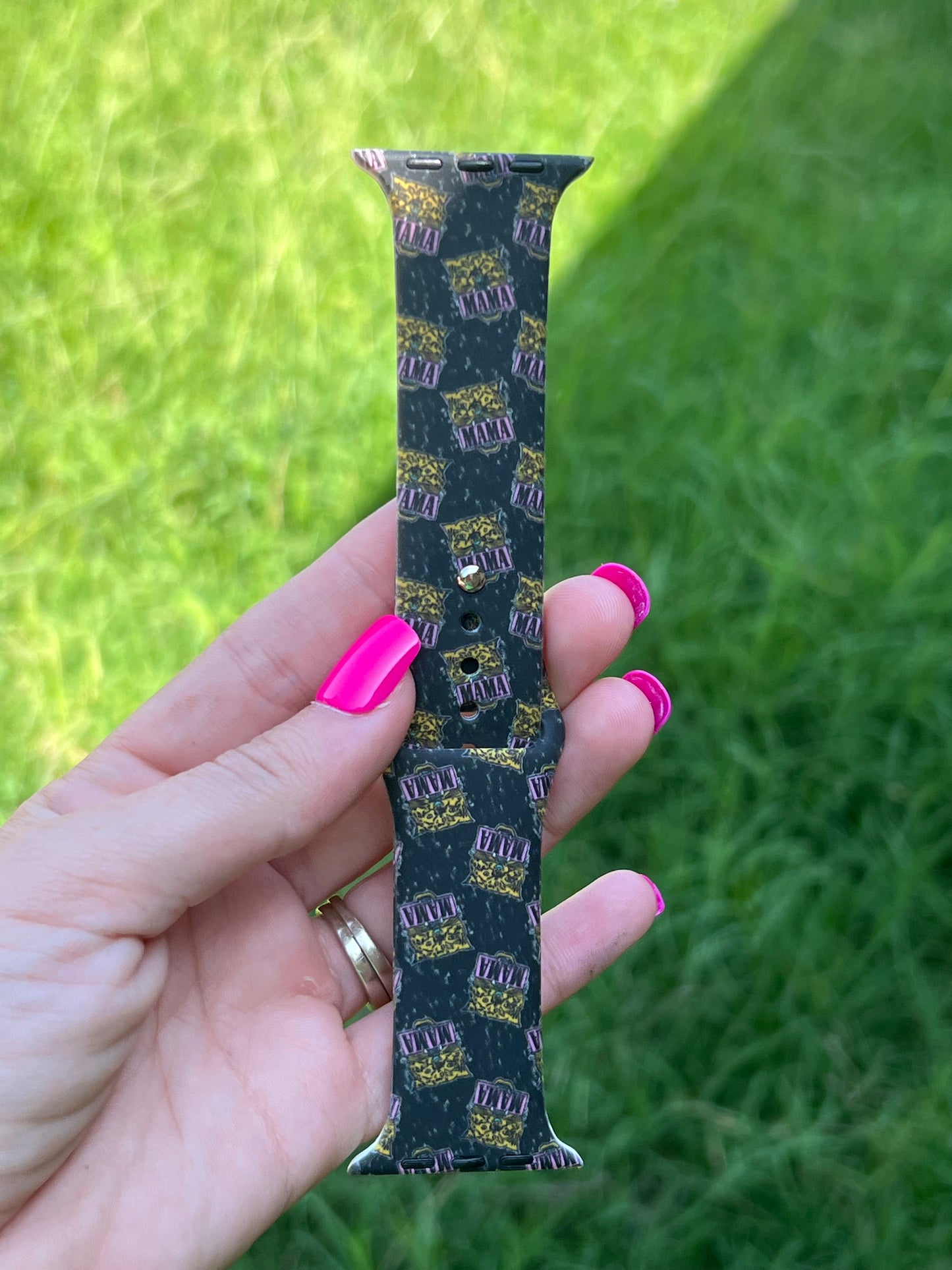Mama with a Tiger Watch Band