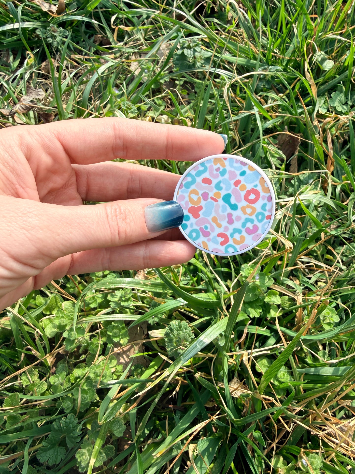 Phone Grip - Colorful Leopard