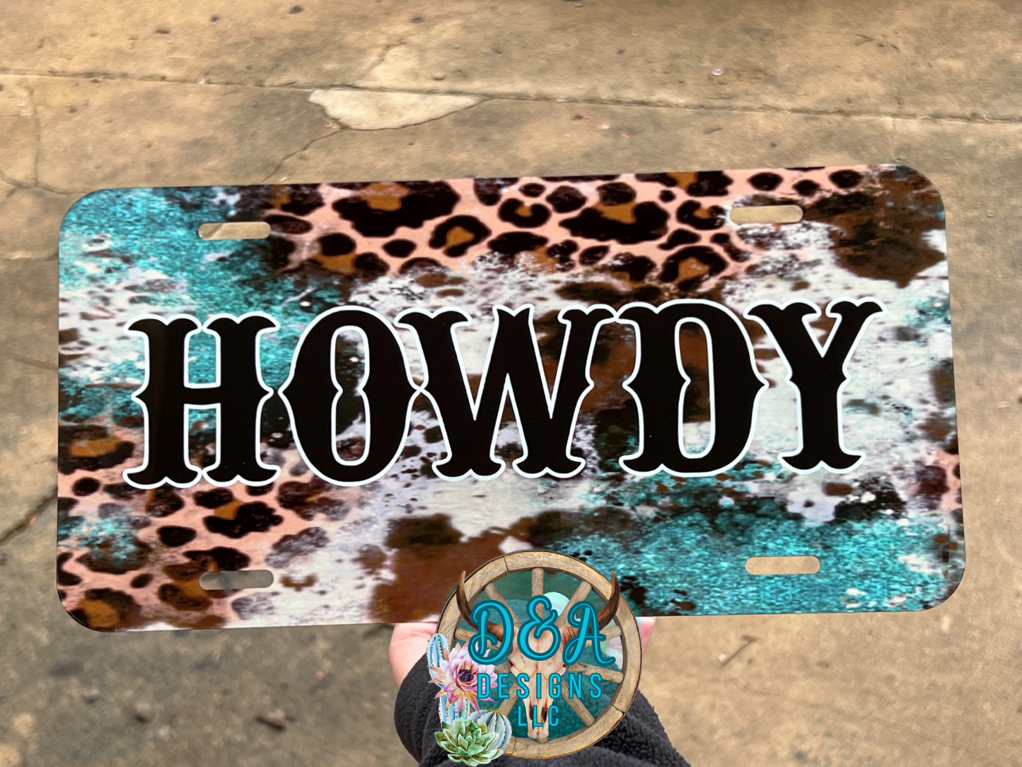 Howdy License Plate