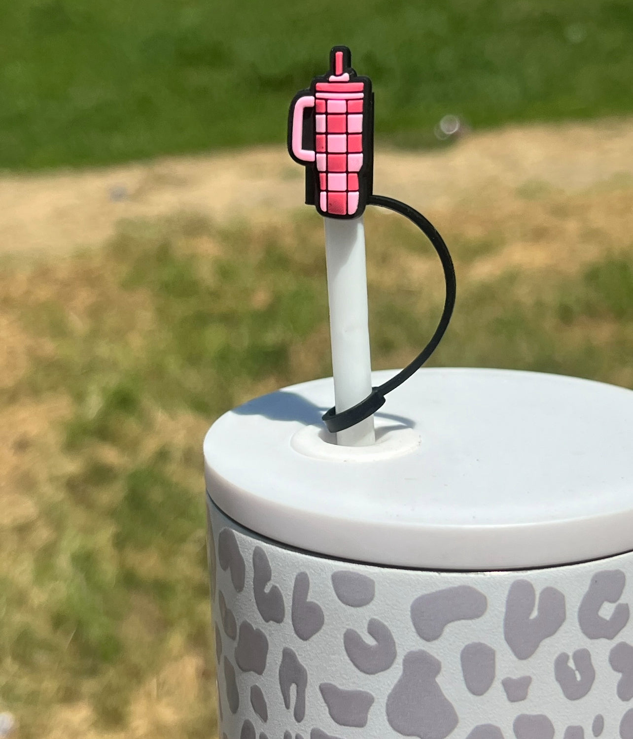 Straw Topper - Pink Tumbler