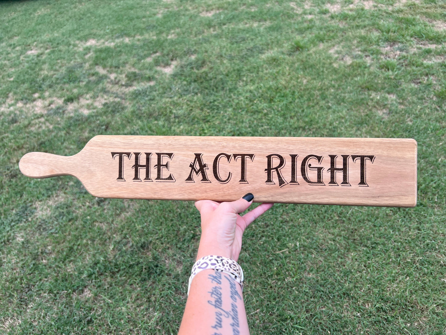 The Act Right Paddle Board