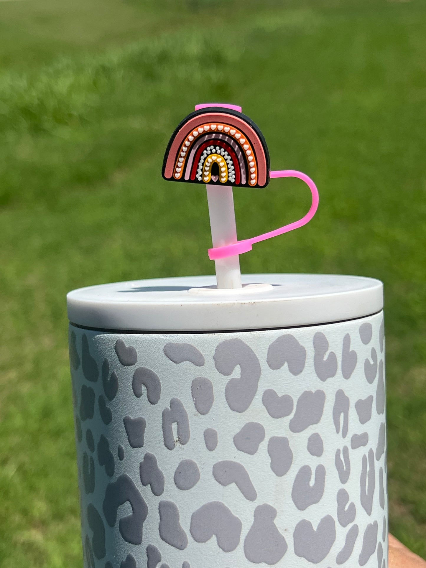 Straw Topper - Rainbow