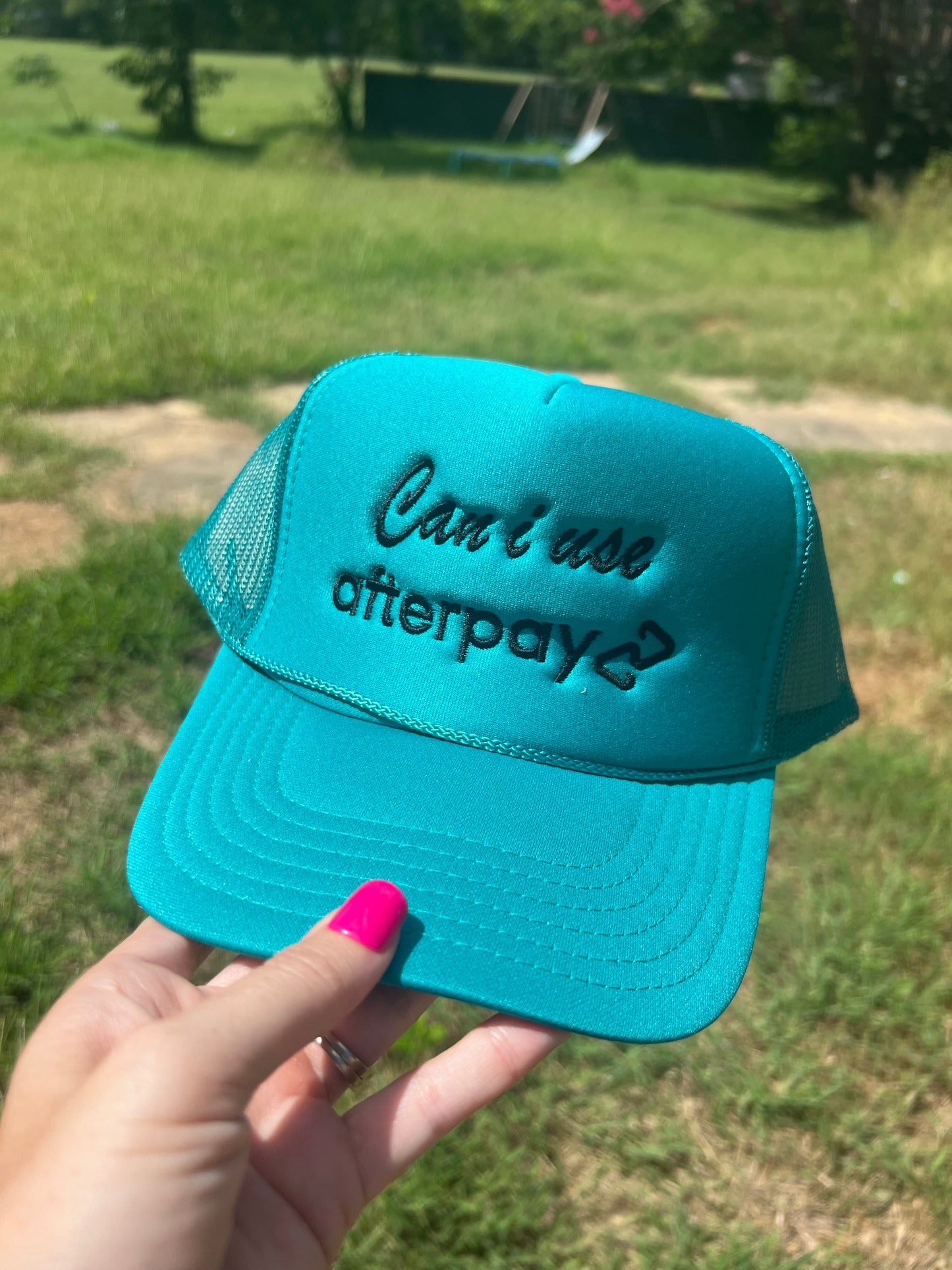 Can I Use Afterpay Embroidered Hat