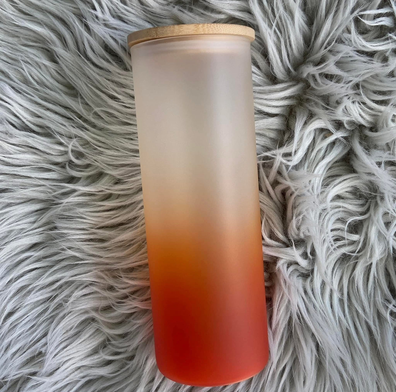 25oz Glass Tumblers with Bamboo Lid