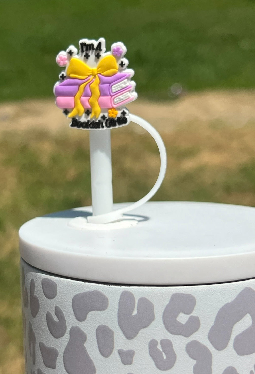 Straw Topper - I’m a Bookish Girlie