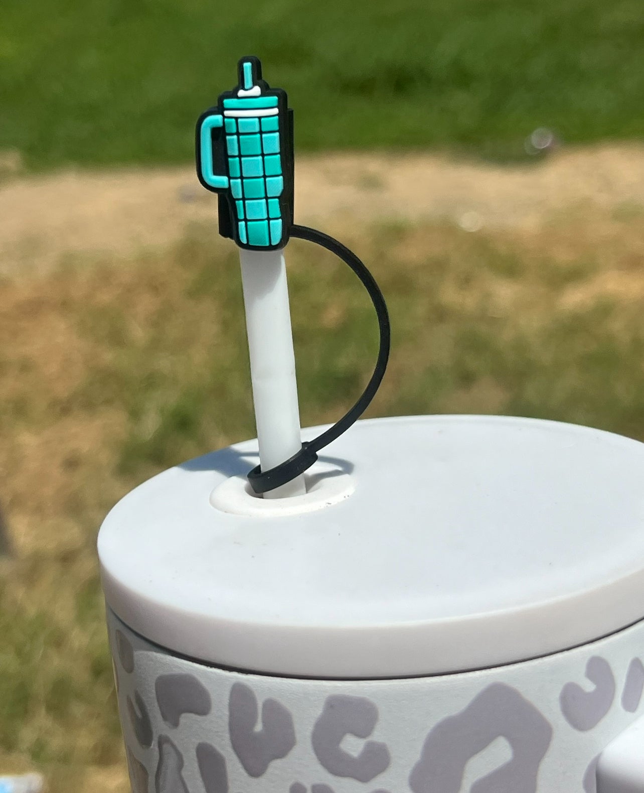 Straw Topper - Green Tumbler