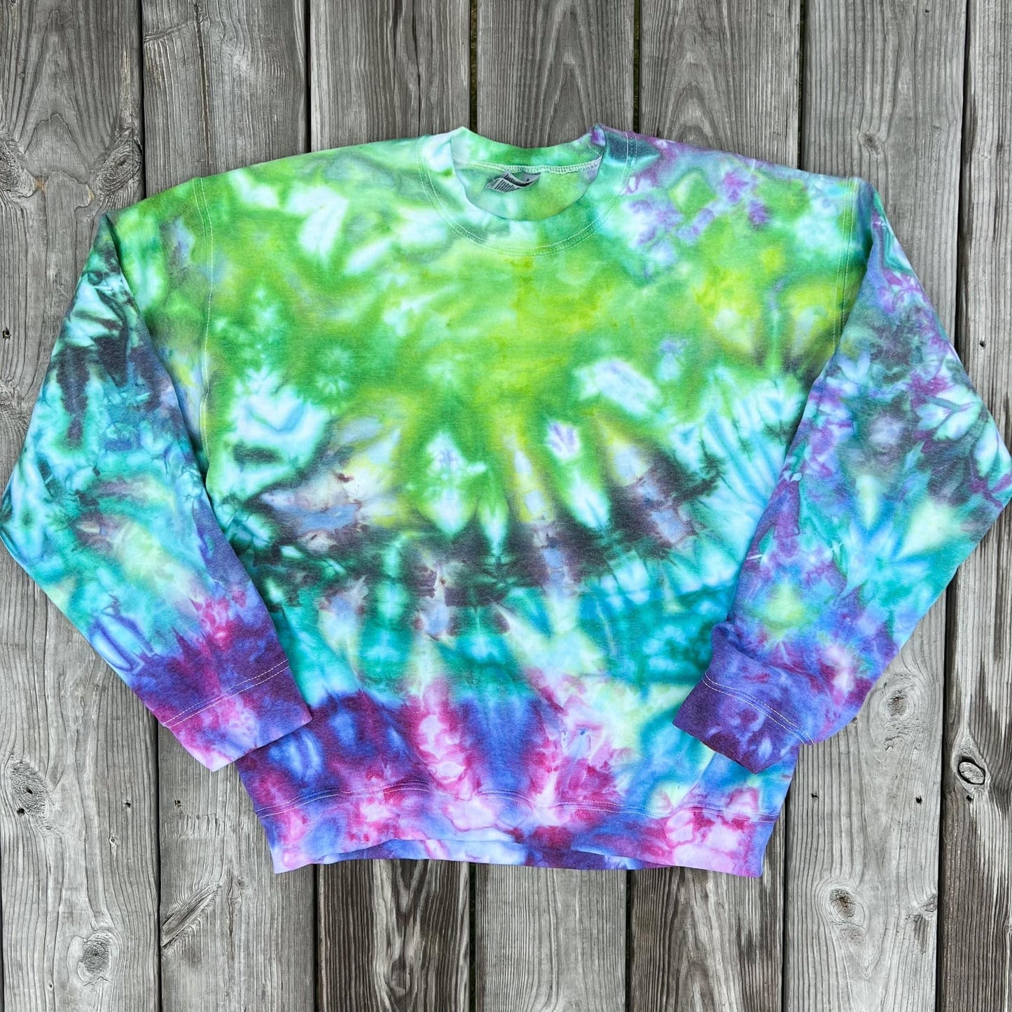 Carnival Tie Dye Blank Sweatshirt