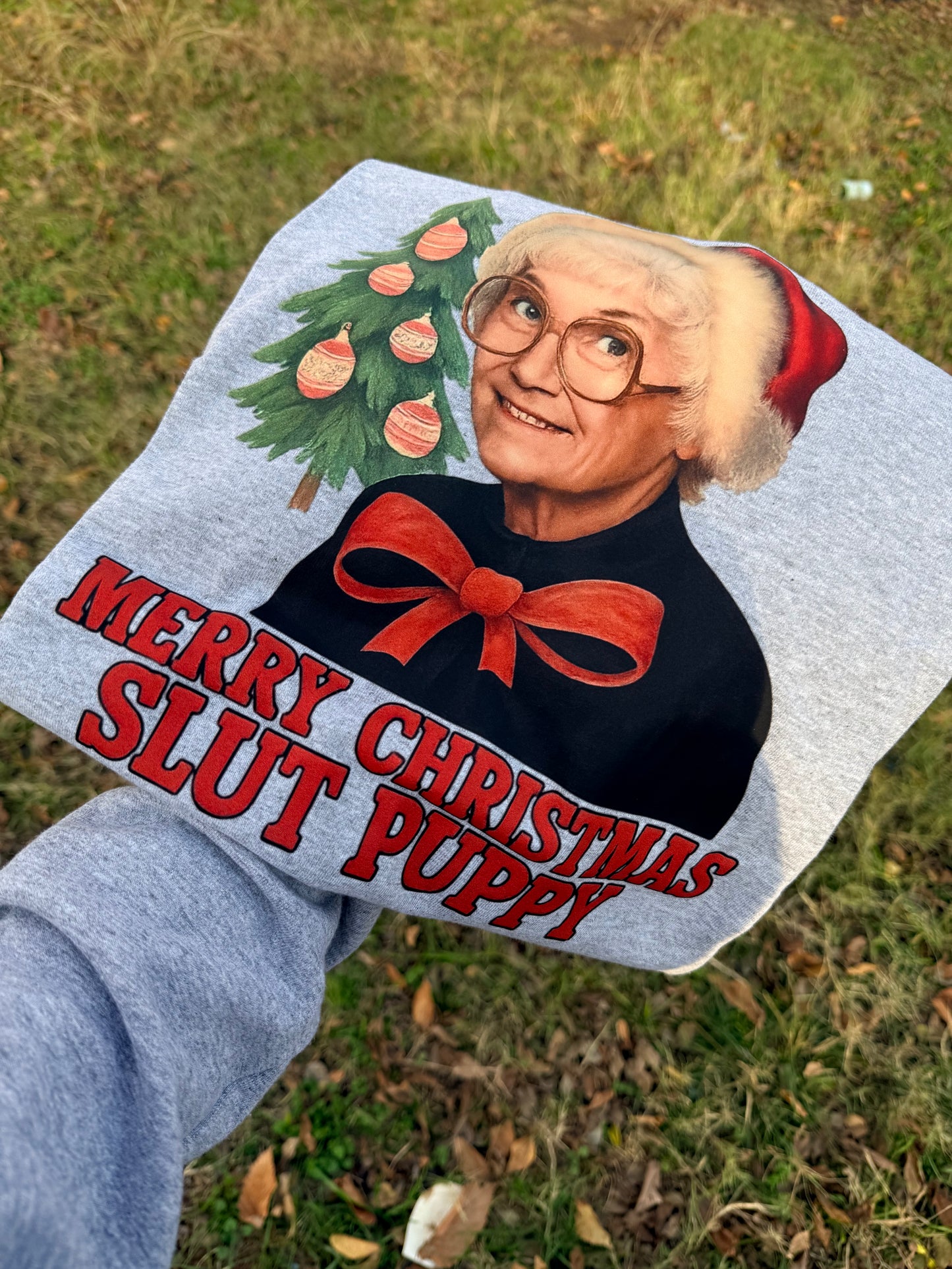 Merry Christmas Slut Puppy Tee