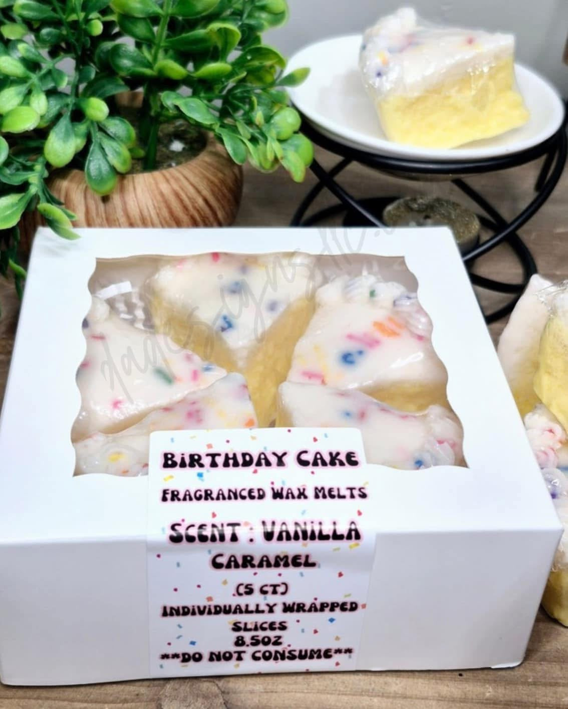Box or Single Birthday Cake Wax Melts