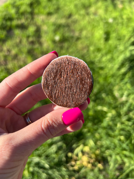 Cowhide Popsocket
