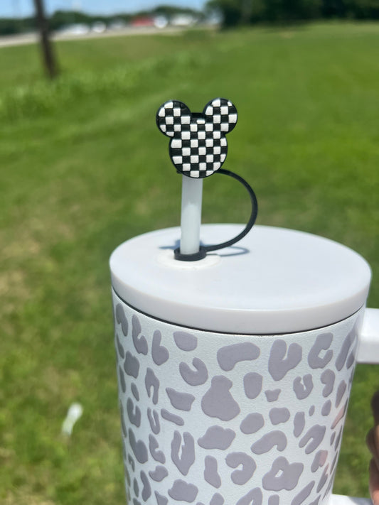 Straw Toppers - Checkered Ears