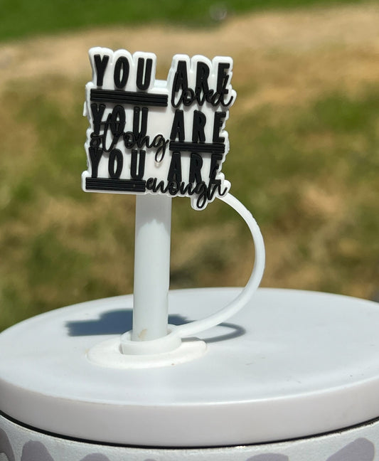 Straw Topper - You are Enough