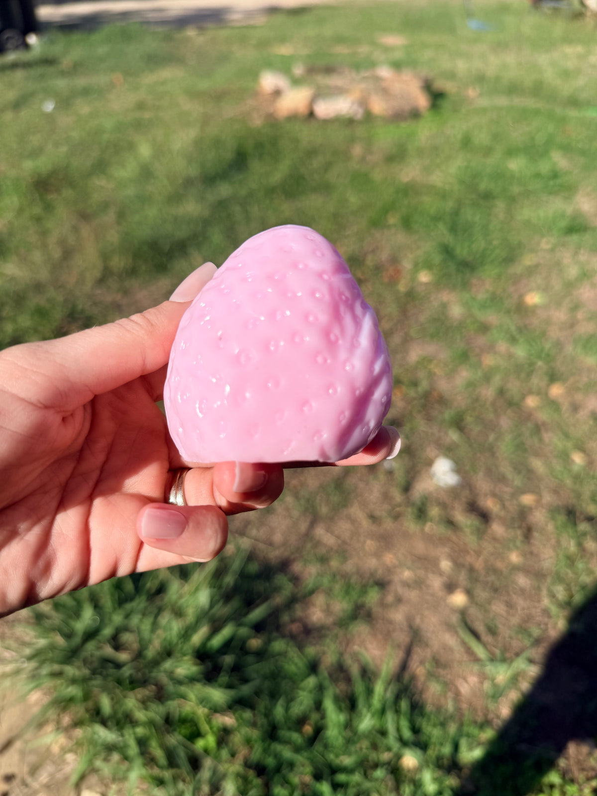 Light Pink Strawberry Squishy