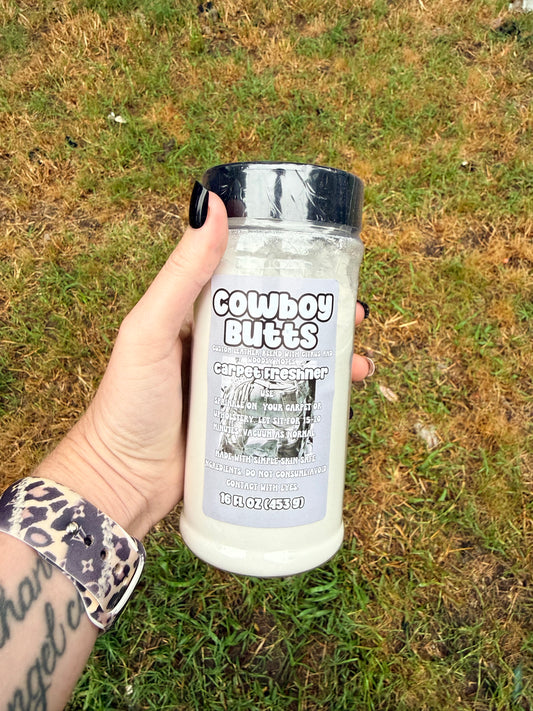 16oz Carpet Freshener - Cowboy Butts