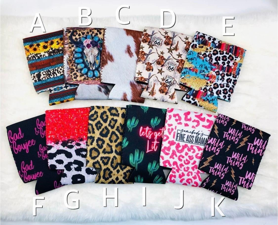 Short Koozie without Pockets Koozies