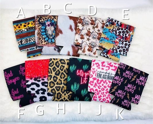Short Koozie without Pockets Koozies