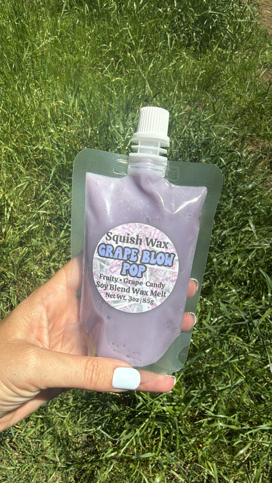 Squish Wax Melts - Grape Blow Pop