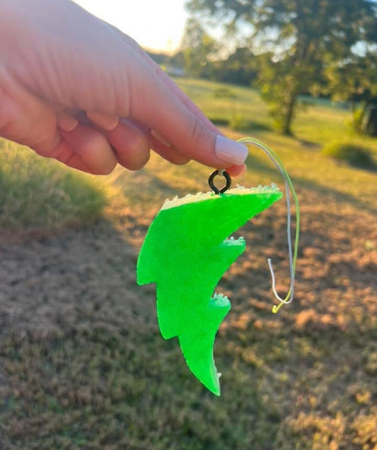 Green Lightening Bolt Freshie