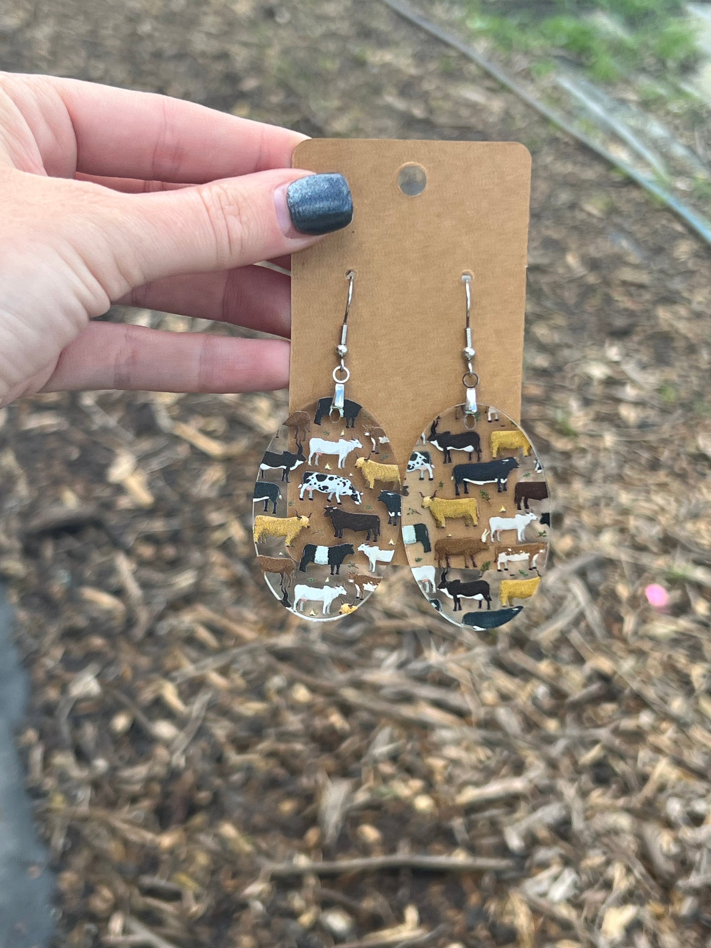 Cow Earrings