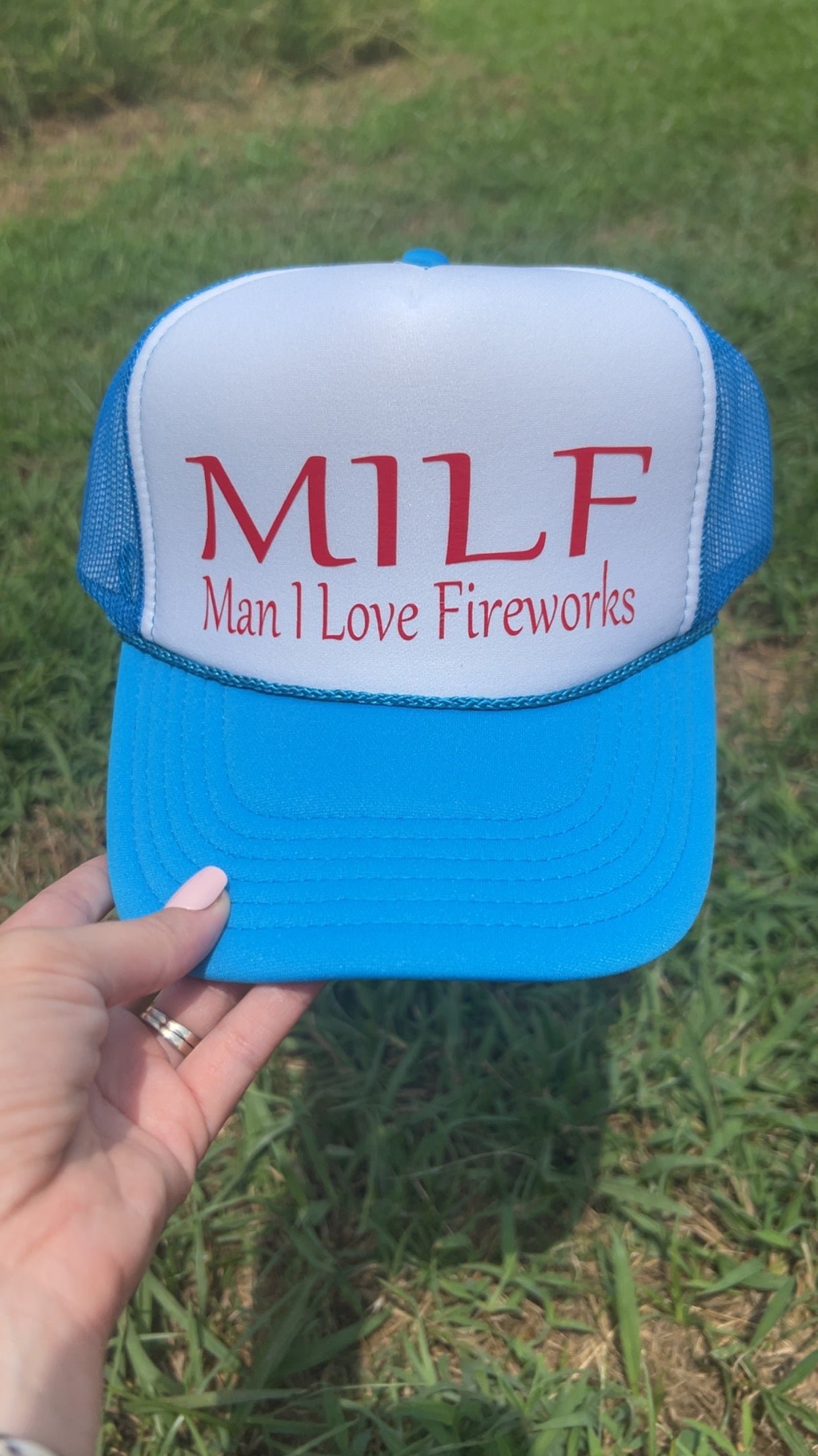 MILF - Man I Love Fireworks Hat