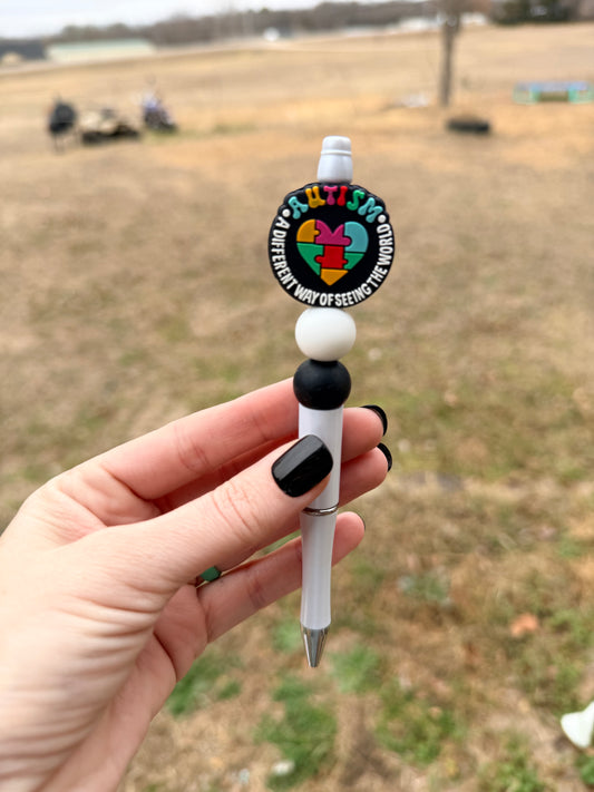 Beaded Pens - Autism