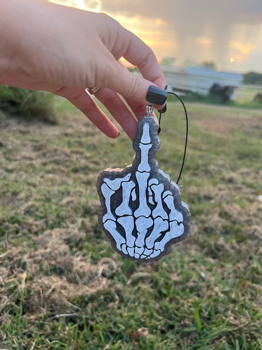 Black/White Middle Finger Freshie