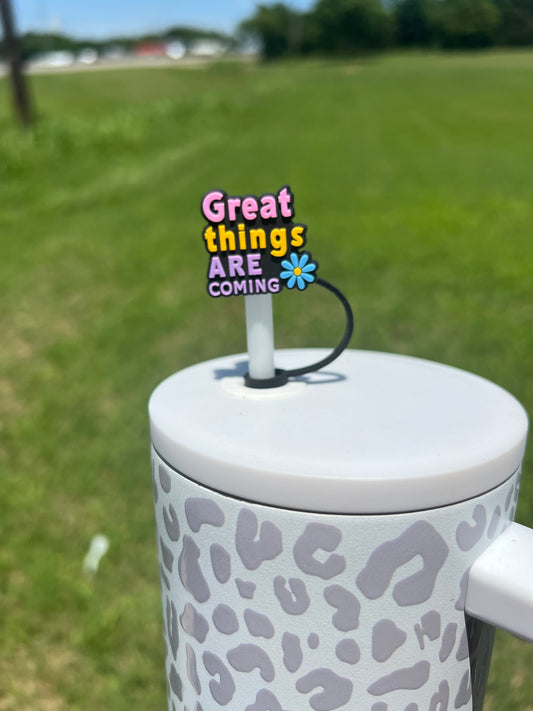 Straw Toppers - Great Things are Coming