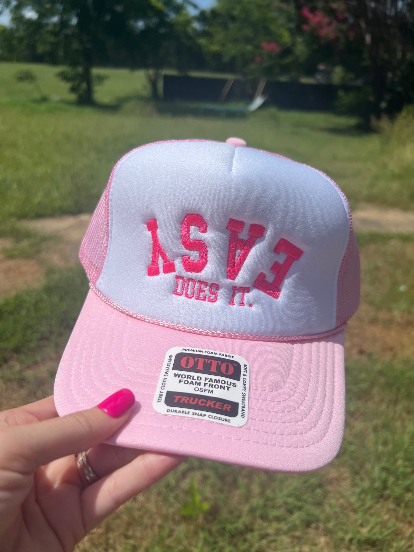 Easy Does It Embroidered Hat