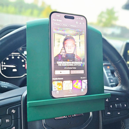E-Reader Steering Wheel Holder
