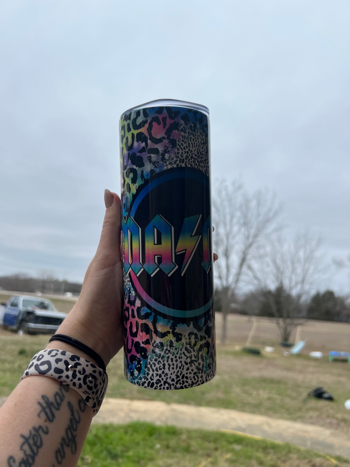 Mama Colorful Leopard 20oz Tumbler