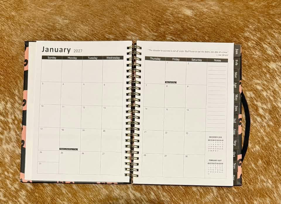 The 2027 Weekly & Monthly Planner