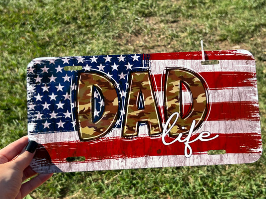 Dad License Plate