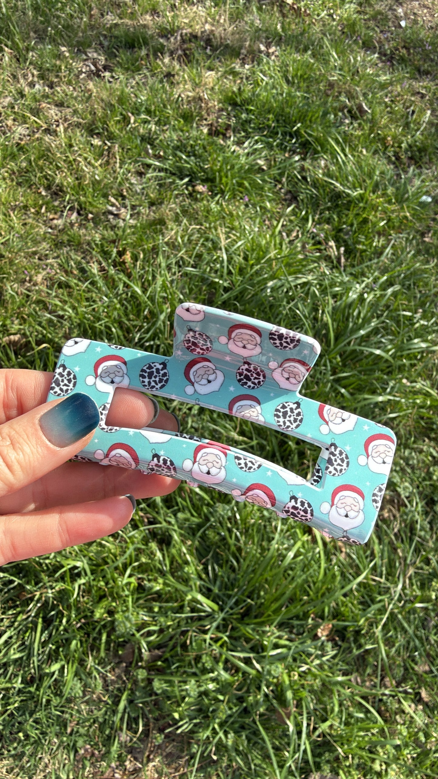 Santa Decorative Claw Clips