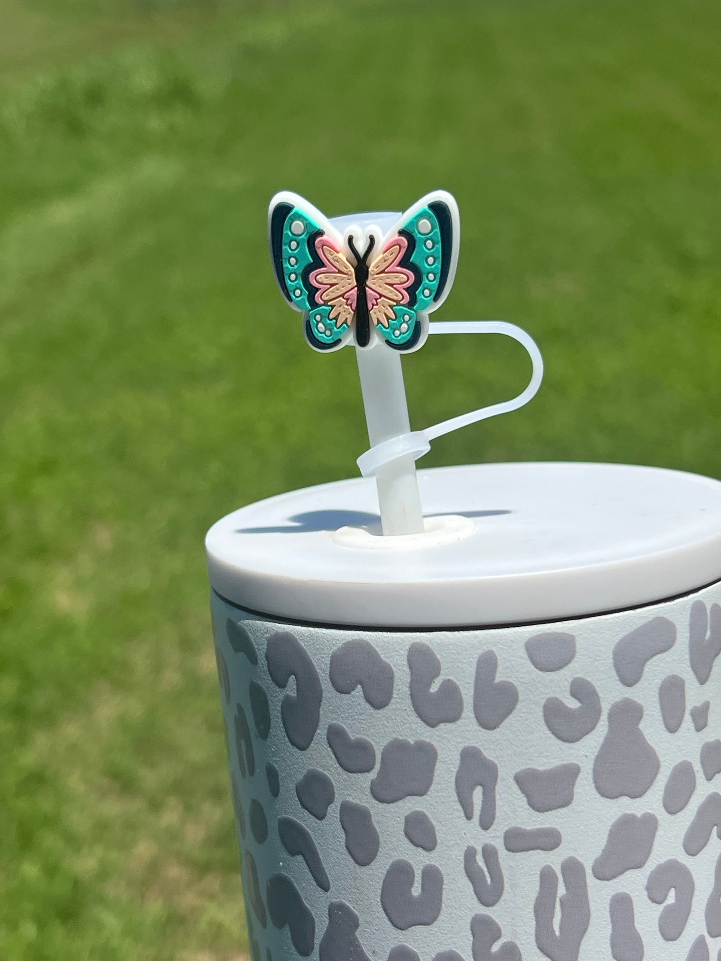 Straw Topper - Butterfly
