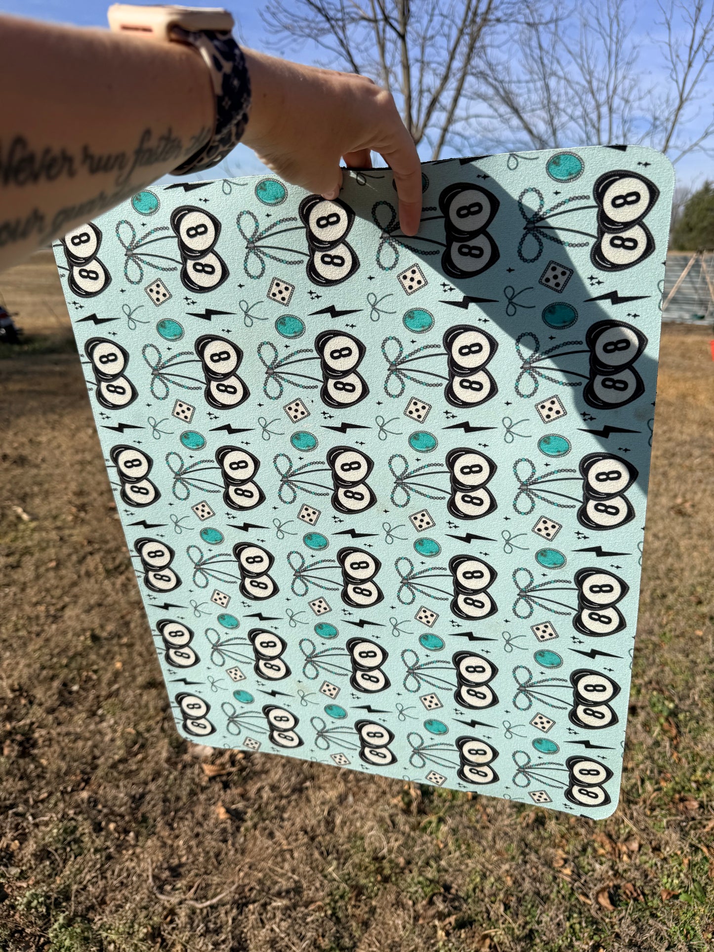 Dish Mat - 8 Ball