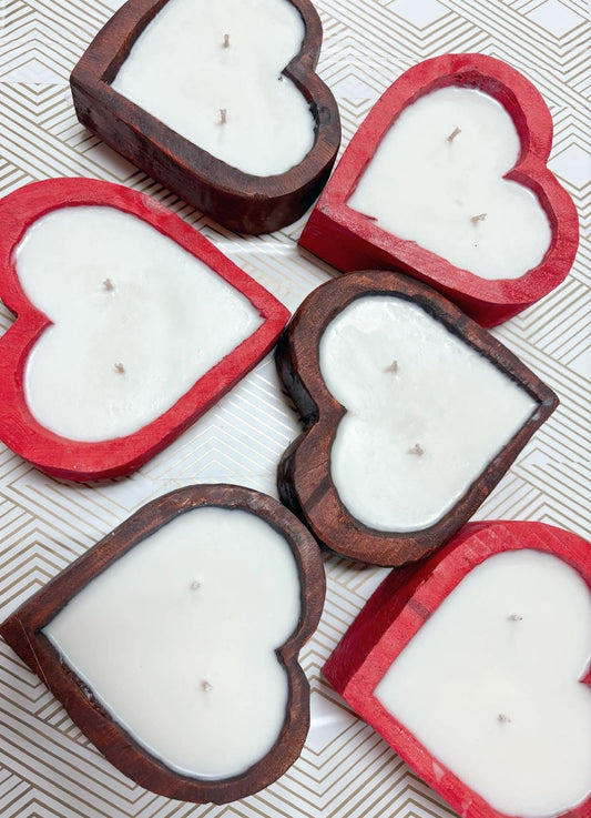 Heart Shaped Candles • read description •