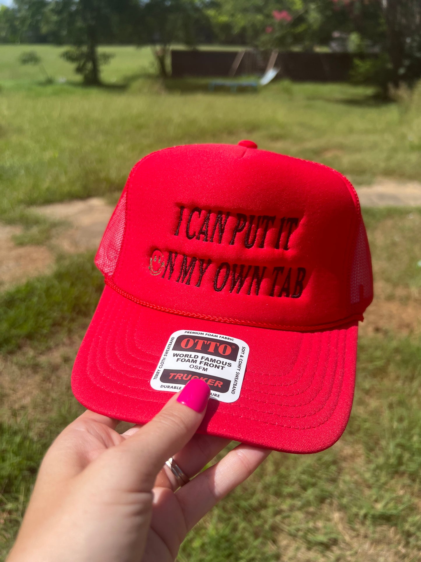 Put it on my own Tab Embroidered Hat