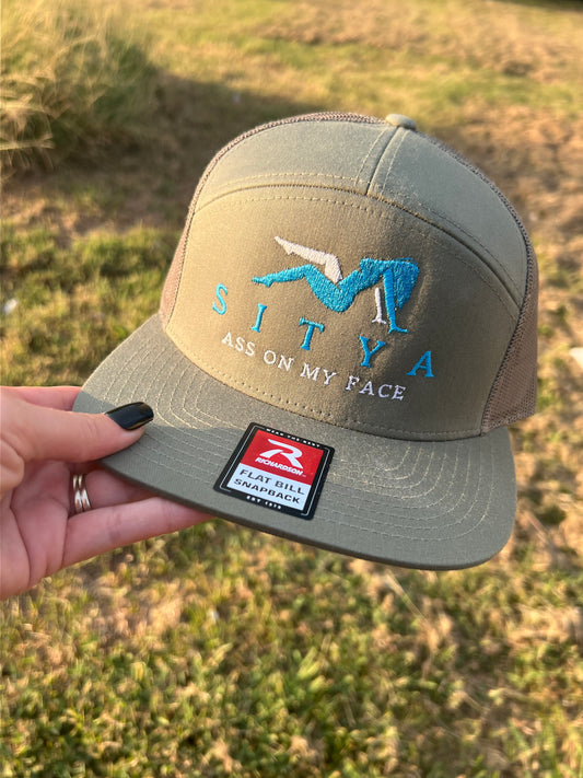 Green & Blue SITYA Embroidered Hat