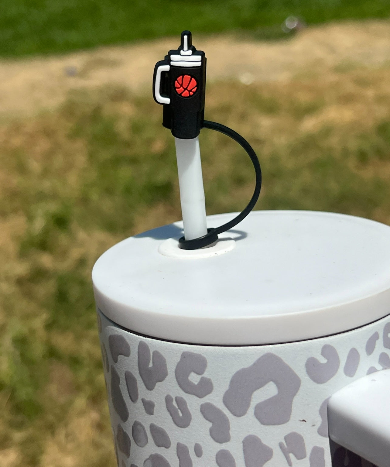 Straw Topper - Basketball Tumbler