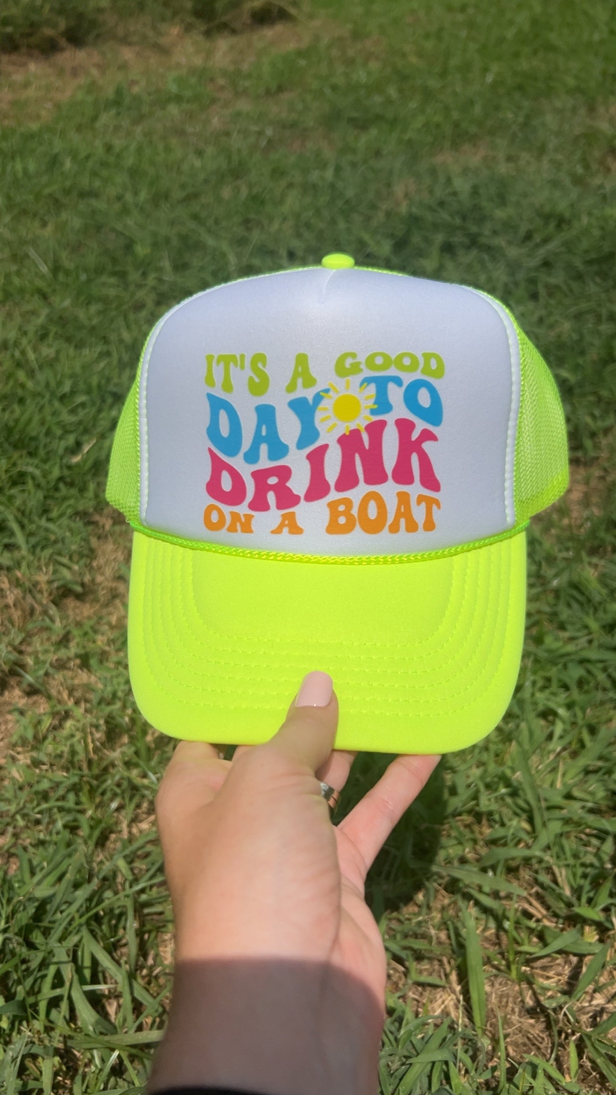 Good Day to Drink on a Boat Hat