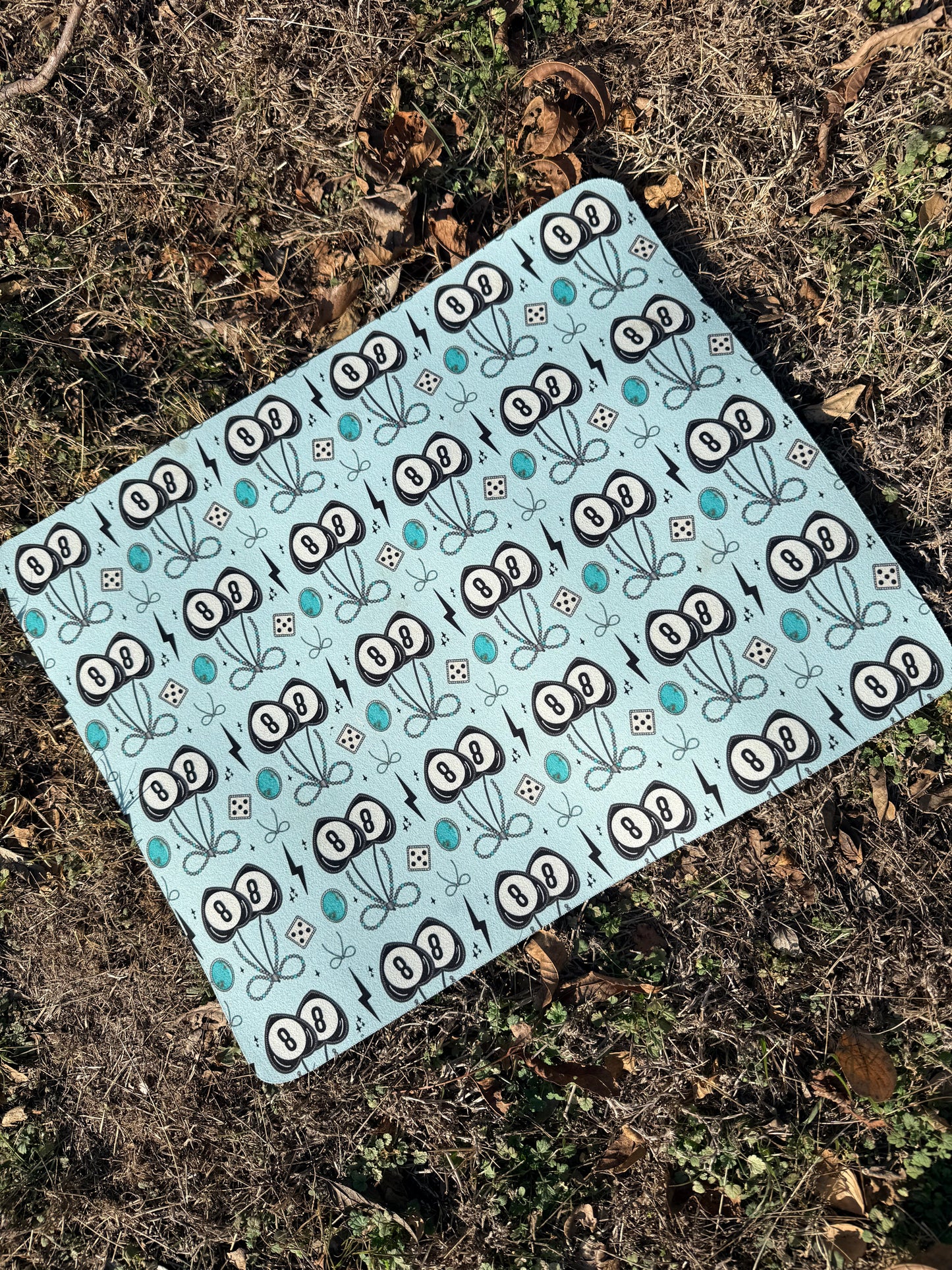 Dish Mat - 8 Ball