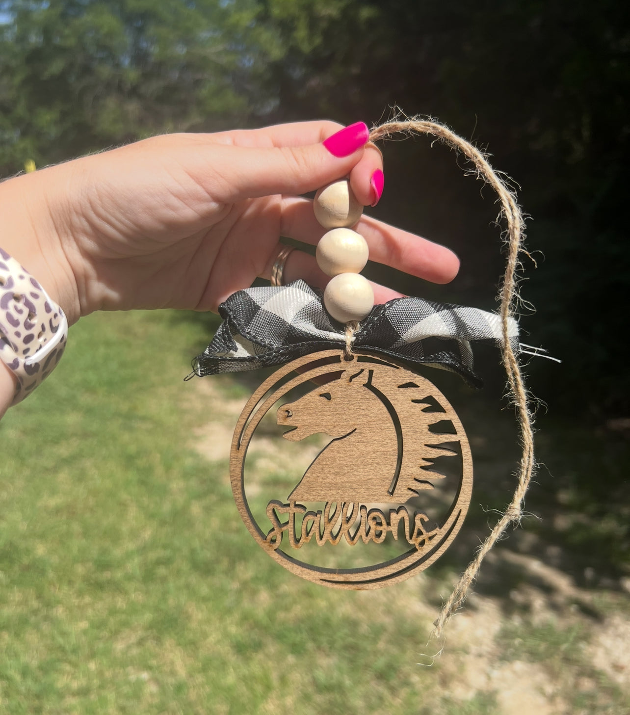 Stallions Car Charm