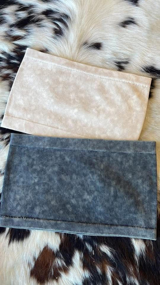 Zenana Washed Ribbed Tops