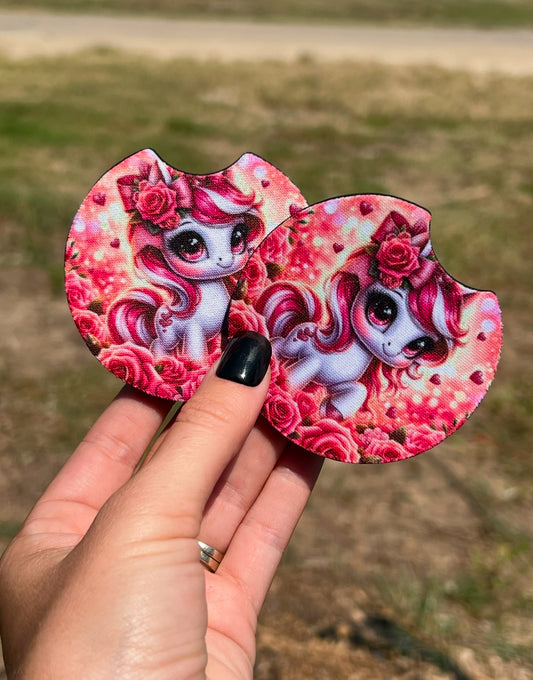Unicorn Car Coasters