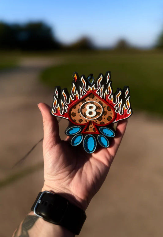 Flamin’ 8 Ball Freshie