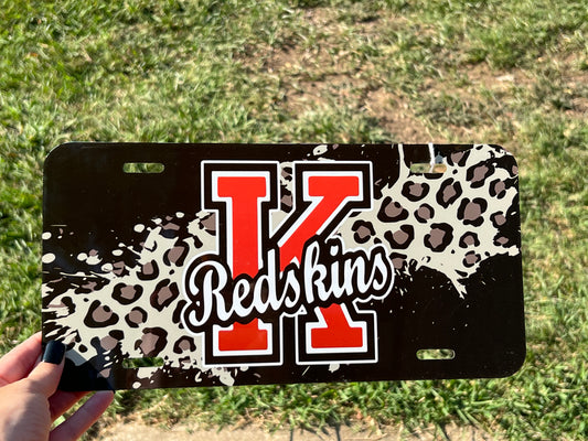 Redskins License Plates