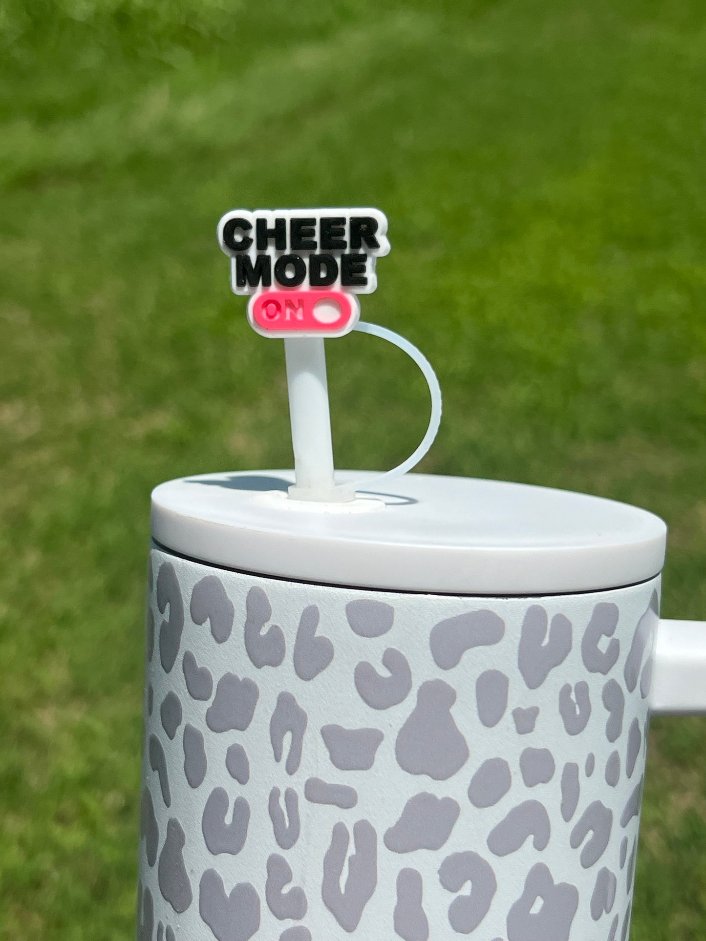 Straw Topper - Cheer Mode (Pink)